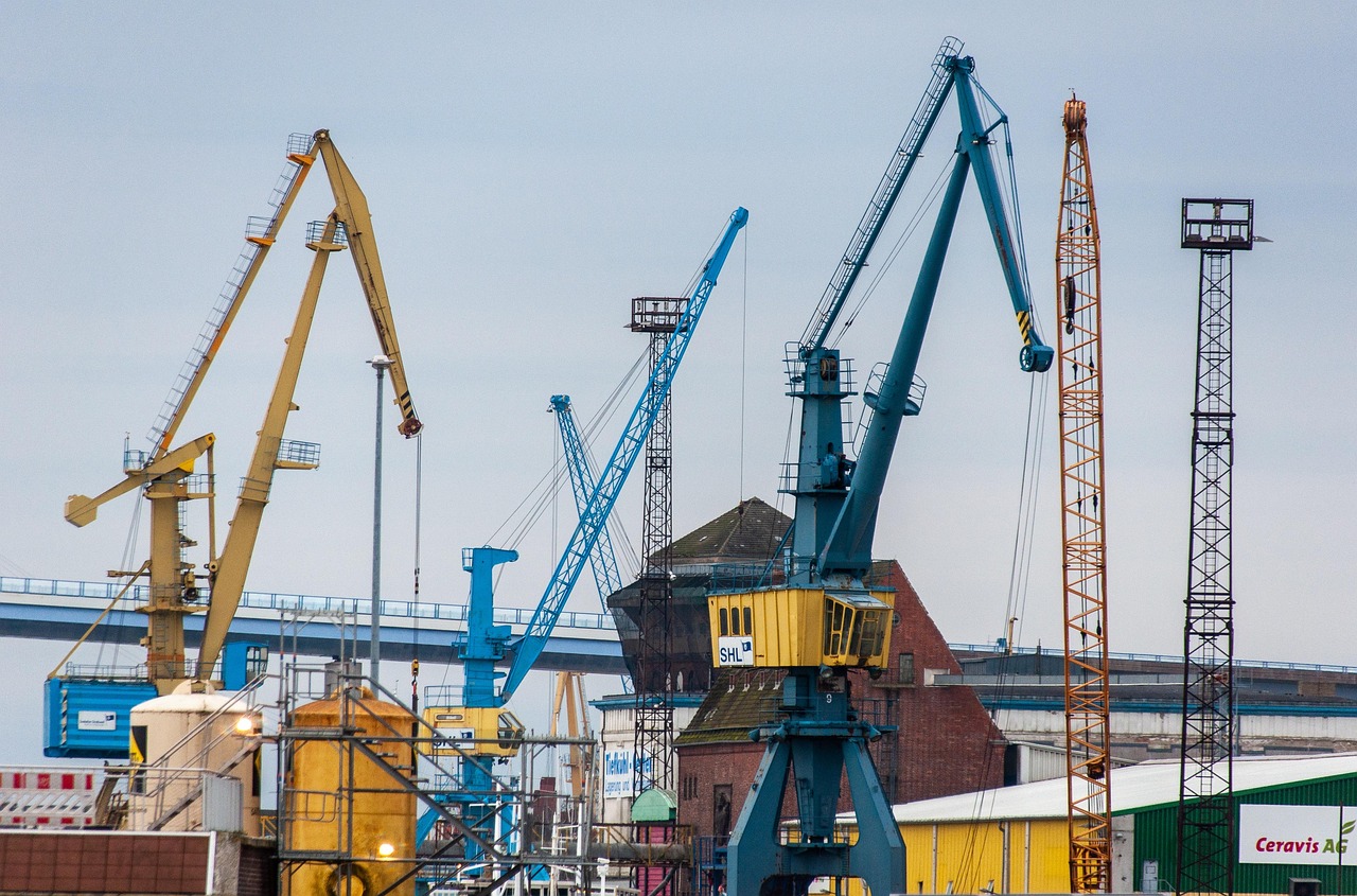Cranes, industry, crane system — Web Design DC That Supports Local Business Presence
